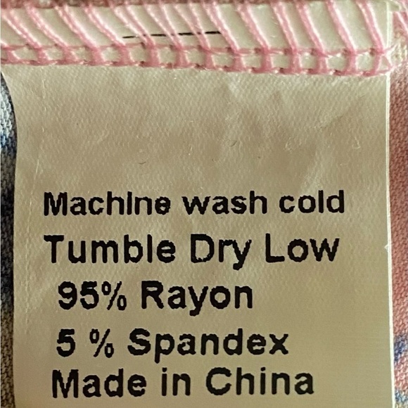 NWOT-JAMBY STYLES-PINK FLORAL DRESS-SIZE 3x - Picture 7 of 7